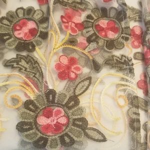 Lacy BOHO Midi Coat Jacket Large